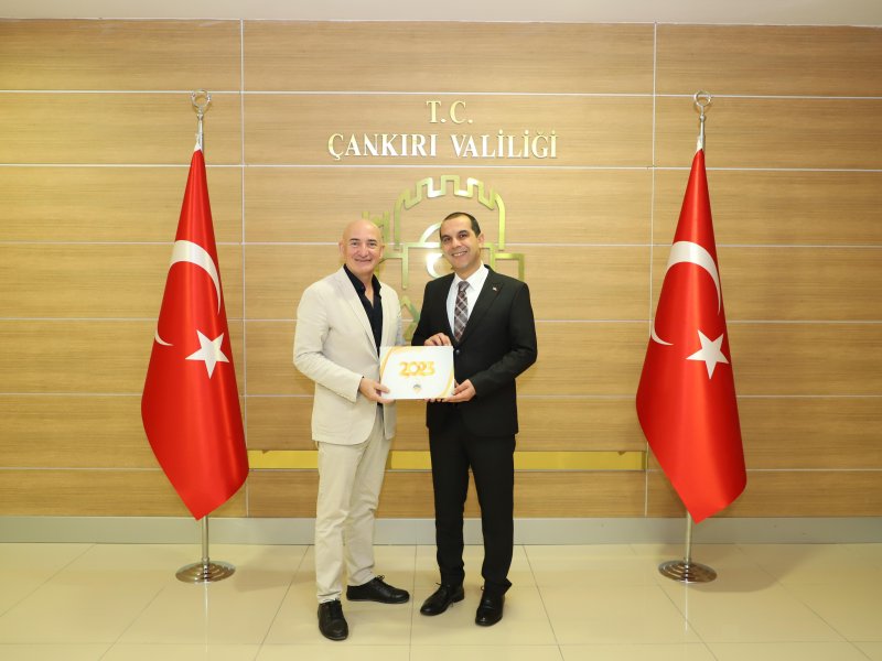 Visit from President Demirtaşoğlu to Çankırı Governor Taşolar
