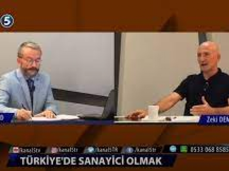 Our Chairman Zeki Demirtaşoğlu was a Guest of Kanal5 Merkez Ankara Program.