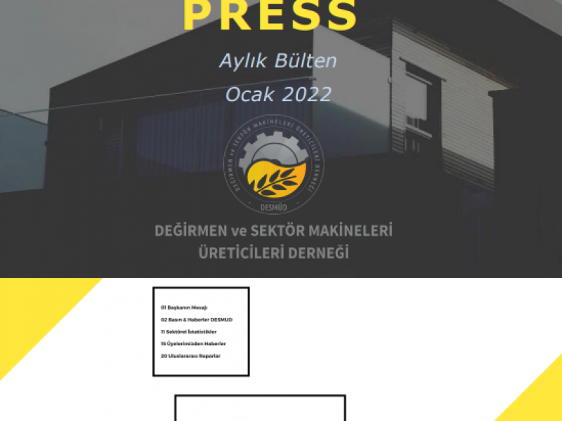 "The Mill Press" Ocak 2022 sayısı yayında!