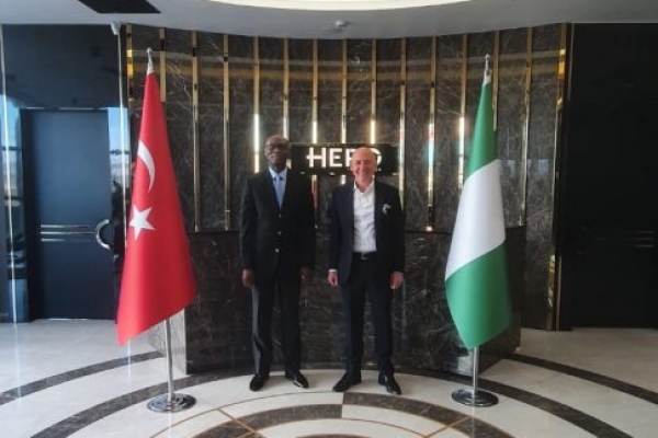 Nijerya Büyükelçisi İsmail Yusuf Abba Başkanımızı ziyaret etti.