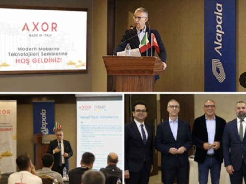 Axor, Türkiye'deki makarna sektörünü bir araya getirdi