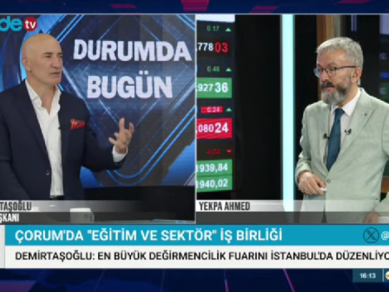 Demirtaşoğlu Cadde TV programına katıldı